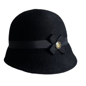 Vintage 1920’s style Cloche hat | 100% wool | size Medium | like new